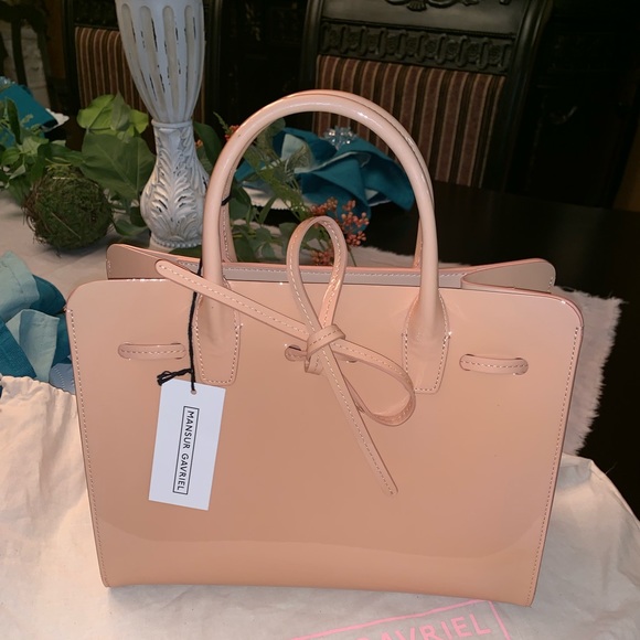 Mansur Gavriel Handbags - SOLD Mansur Gavriel Patent Leather Sun Bag